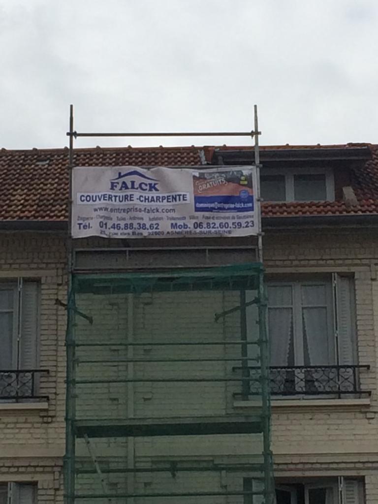  Entreprise Falck votre couvreur à Asnières-sur-Seine